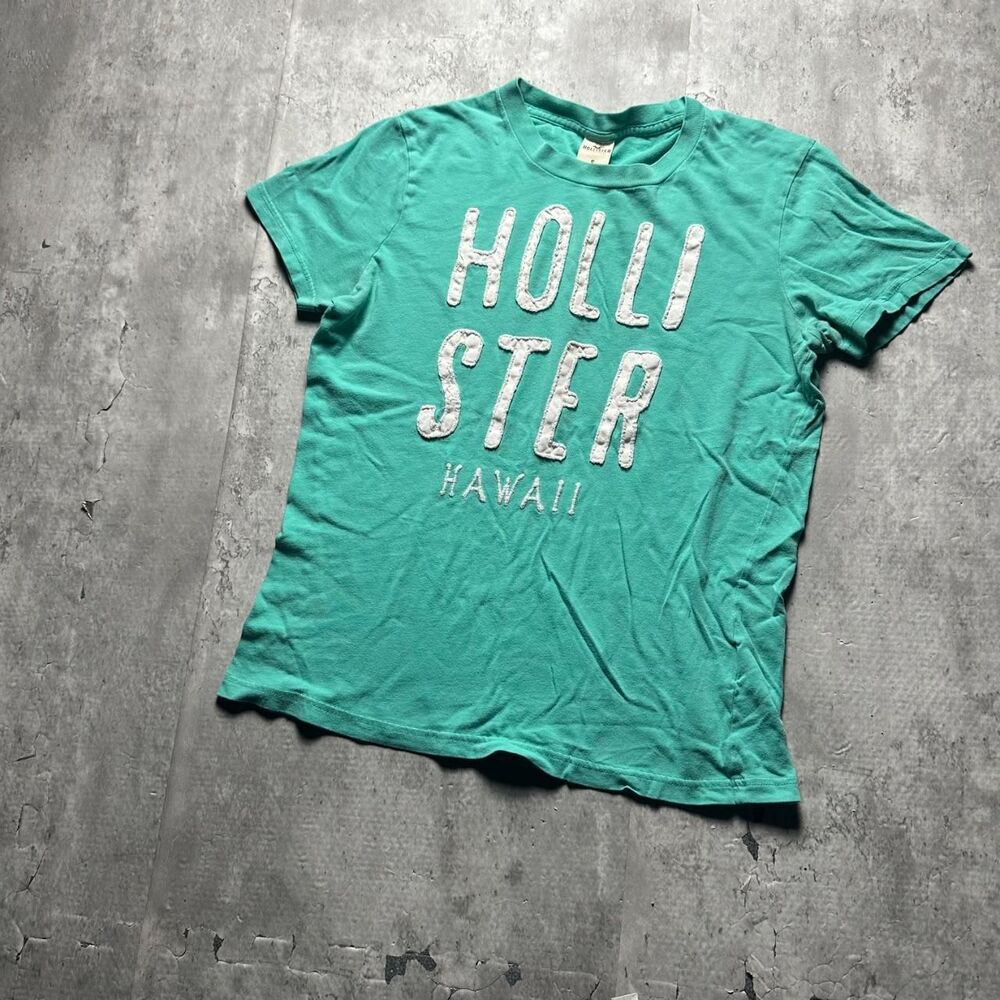 Hollister-co Women's Green T-shirt